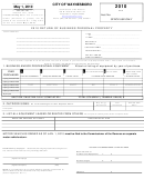 Form Cr-1 - Return Of Business Personal Property - Waynesboro Commissioner Of The Revenue - 2010