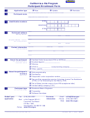 Form Ftb 8633 - California E-file Program Participant Enrollment Form