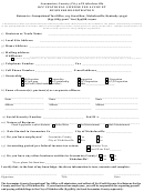Occupational License Fee Account Business Registration Form