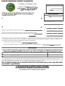 Form Boe-266 - Claim For Homeowners' Property Tax Exemption - County Of Santa Cruz