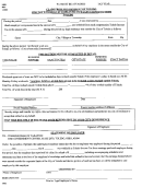 Form Nw-3 - Claim From Non-resident Of Toledo For Tax Withheld By Employer On Wages Earned Outside Toledo
