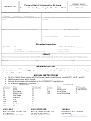 Form Bcw-2-mt - Transmittal Of Information Returns Cd Or Diskette Reporting For Tax Year 2003