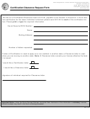 Certification/clearance Request Form - Illinois Department Of Financial And Professional Regulation