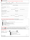 Personal/biographic Data Form