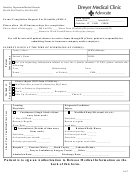 Forms Completion Request For Disability/fmla - Dryer Medical Clinic