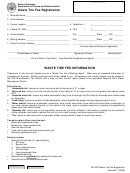 Form Mt-500 - Waste Tire Fee Registration - Arkansas Department Of Finance And Administration