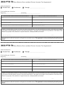 Form Pte-ta - New Mexico Non-resident Owner Income Tax Agreement - 2003