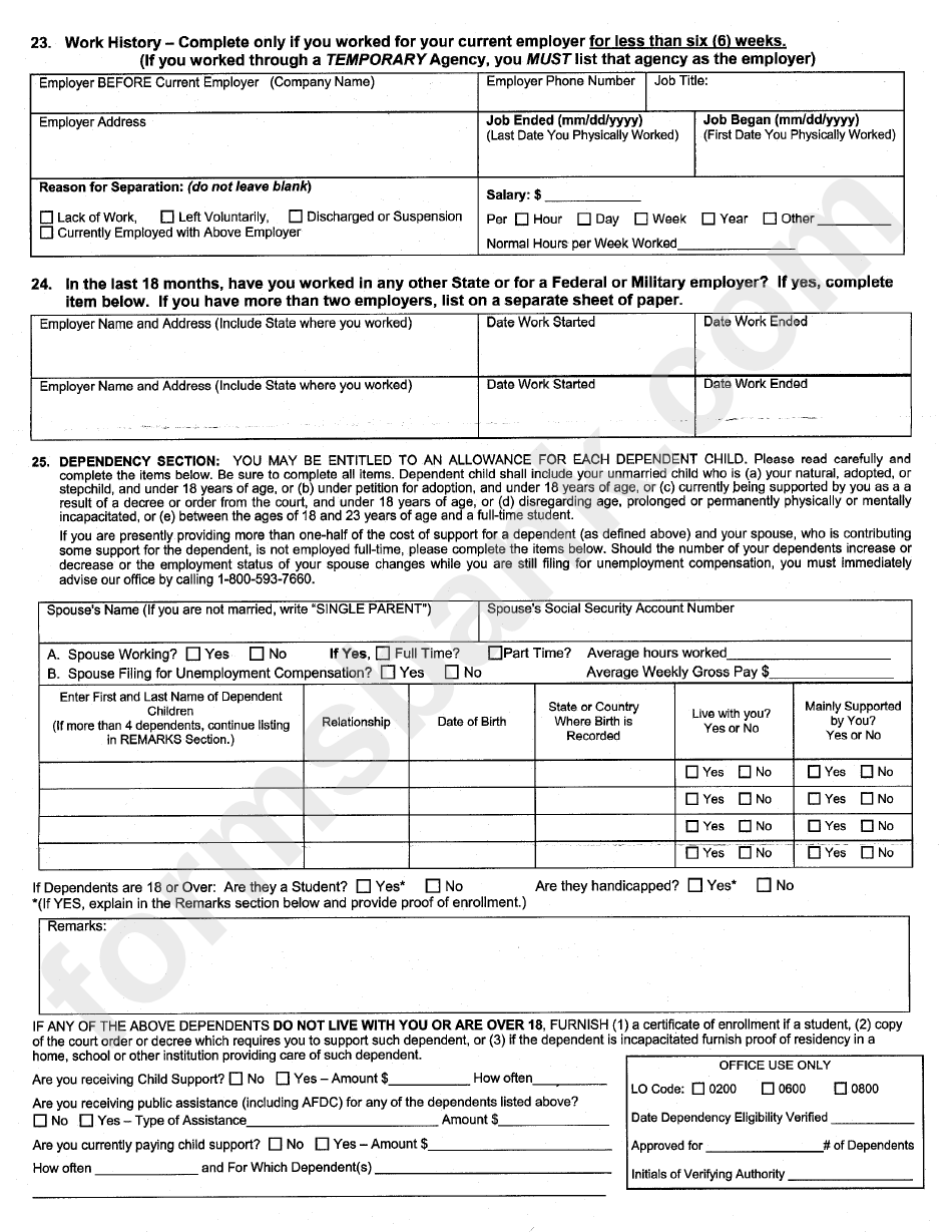 Form Me.b-9 - Claim For Unemployment Benefits And Earnings Report - Mail - Maine Department Of Labor