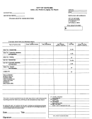 Sales, Use, Rental And Lodging Tax Report Form - City Of Satsuma Printable pdf