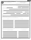 Fillable State Form 15672 - Report For Seasonal Determination - 2003 Printable pdf