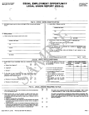 Eeoc Form 274 - Equal Employment Opportunity Local Union Report (eeo-3) - 1988