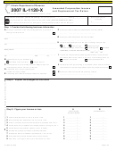 Form Il-1120-x - Amended Corporation Income And Replacement Tax Return - 2007