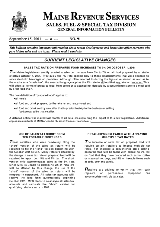 Application For Retail Tobacco Products License - 2002 Printable pdf