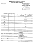 City Of Prattville - Sales Use & Rental Tax Report Form