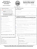 Form Dsmv 505 - Release Of Motor Vehicle Records - Division Of Motor Vehicles - Nh Department Of Safety
