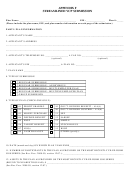 Fillable Appendix F - Streamlined Vcp Submission - Internal Revenue Service Printable pdf
