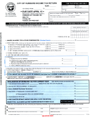 City Of Hubbard Income Tax Return Form - 2003