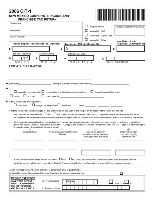 form-cit-1-new-mexico-corporate-income-and-franchise-tax-return