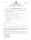Form Ar:0014 - Statement Of Bankruptcy And/or Receivership - Arizona Corporation Commission