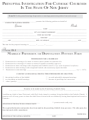 Form D-1 - Marriage Permission Or Dispensation Petition Form - New Jersey