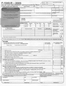 Form F-1040-N - City Of Flint Non-Resident Individual Income Tax Return - 2005 Printable pdf