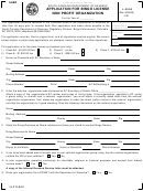 Form L-2058 - Application For Bingo License Non Profit Organization - 2008