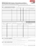 Form C-8000kc - Michigan Sbt Schedule Of Shareholders And Officers - 2006
