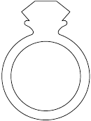 Diamong Ring Paper Template