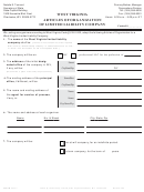 Form Lld-1 - West Virginia Articles Of Organization Of Limited Liability Company - 2009