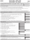 Form 83 - Idaho Small Employer Investment Tax Credit