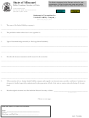 Form Llc- 7 - Statement Of Correction For Limited Liability Company - 2005