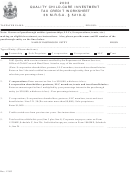 Quality Child-care Investment Tax Credit Worksheet - Maine Department Of Revenue - 2003