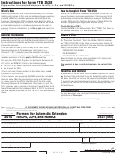 Form Ftb 3538 (565) - Payment For Automatic Extension For Lps, Llps, And Remics - 2010