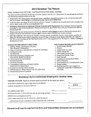 2010 Scranton Tax Return - Final Earned Tax Return - Instructions For Final Income