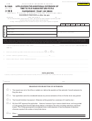Form N-100a - Application For Additional Extension Of Time To File Hawaii Return For A Partnership, Trust, Or Remic - 2003