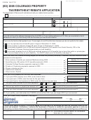 Form 104 Ptc - Colorado Property Tax/rent/heat Rebate Application - 2005