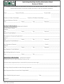 Form Dhec 3441 - Swimming Pool/spa Facility Information Sheet Bureau Of Water - South Carolina Dhec