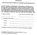 Form Rf 2011 - Application For 2011 Renewal Of Issuer-agent Registration