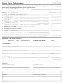 Form Dos-1515 - Credit Card Authorization