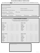 Education Schedule Verification Form - Child Care Information Services Of Berks County, Pennsylvania