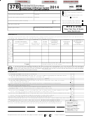 Fillable Form 37b - Rita Individual Income Tax Return - 2014 Printable pdf