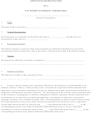 Form Cf:0036a - Articles Of Domestication Of A Tax-exempt Nonprofit Corporation - 2004