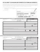 Form Dr 5778 - Eft Authorization Corporate Estimated Income Tax Ach Debit/form 112ep - Corporate Estimated Tax Payment Vouchers - 2009