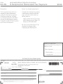 Form 60-es - S Corporation Estimated Tax Payment - 2009