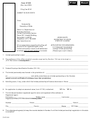 Form Lp 902 - Application For Admission To Transact Business