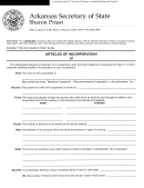 Articles Of Incorporation - Arkansas Secretary Of State