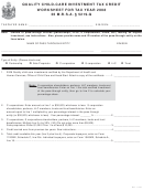 Quality Child-care Investment Tax Credit Worksheet For Tax Year 2008