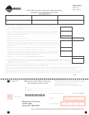 Montana Form Ext-10 - Extension Payment Worksheet - 2010