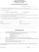 Application For Emst/opt Refund Form