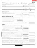 Form 1366 - Insurance Company Annual Return For Sbt And Retaliatory Tax - 2003